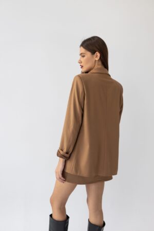 Brown Oversized Blazer – True Grace Design