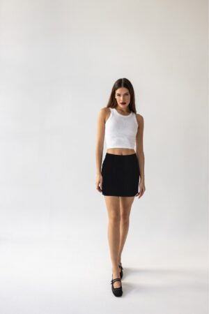 Black Skirt With Stripes – True Grace Design