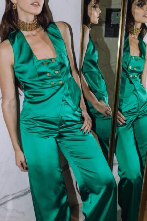 Aurora Green Vest – La Chaine