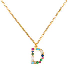 Necklace With Letter D – Jewellery