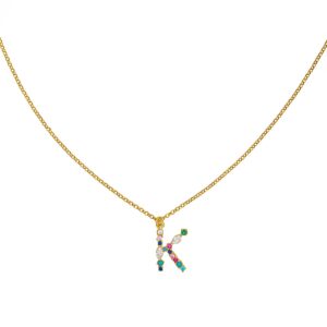 Necklace With Letter K – Jewellery