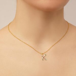 Necklace With Letter K – Jewellery