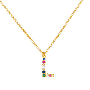 Necklace With Letter L – Jewellery