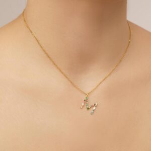 Necklace With Letter M – Jewellery