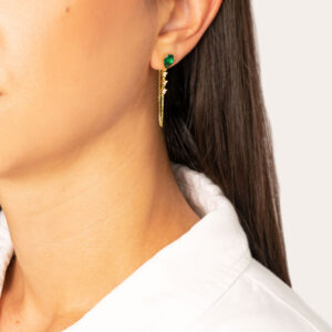 Green Drop Earrings – Jewellery